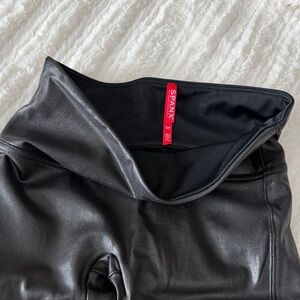 SPANX Glossy Black Leggings